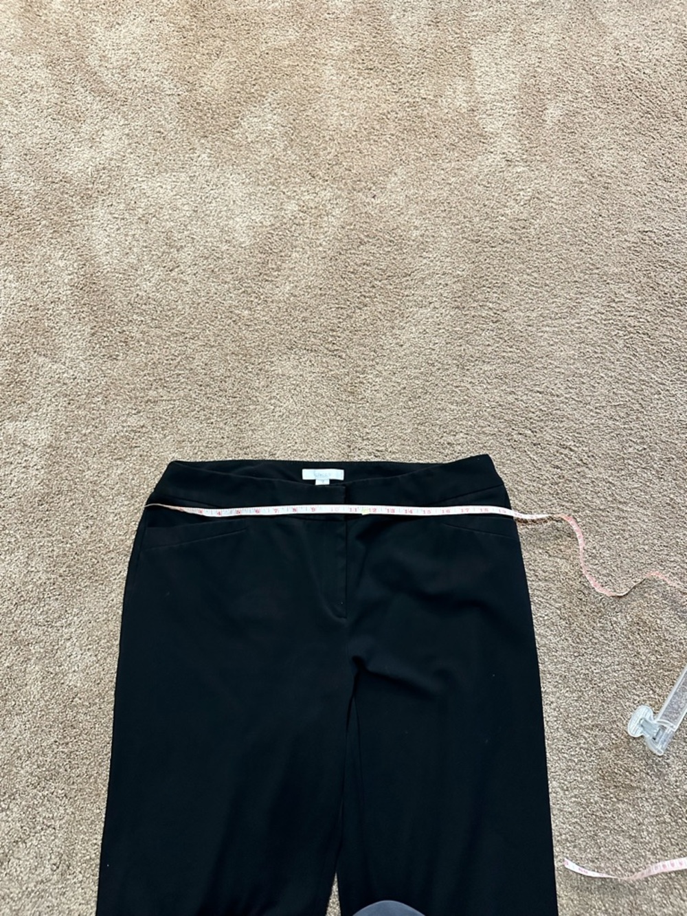 Chicos Brigitte slim fit wide leg pan black size 3 - Picture 6 of 12